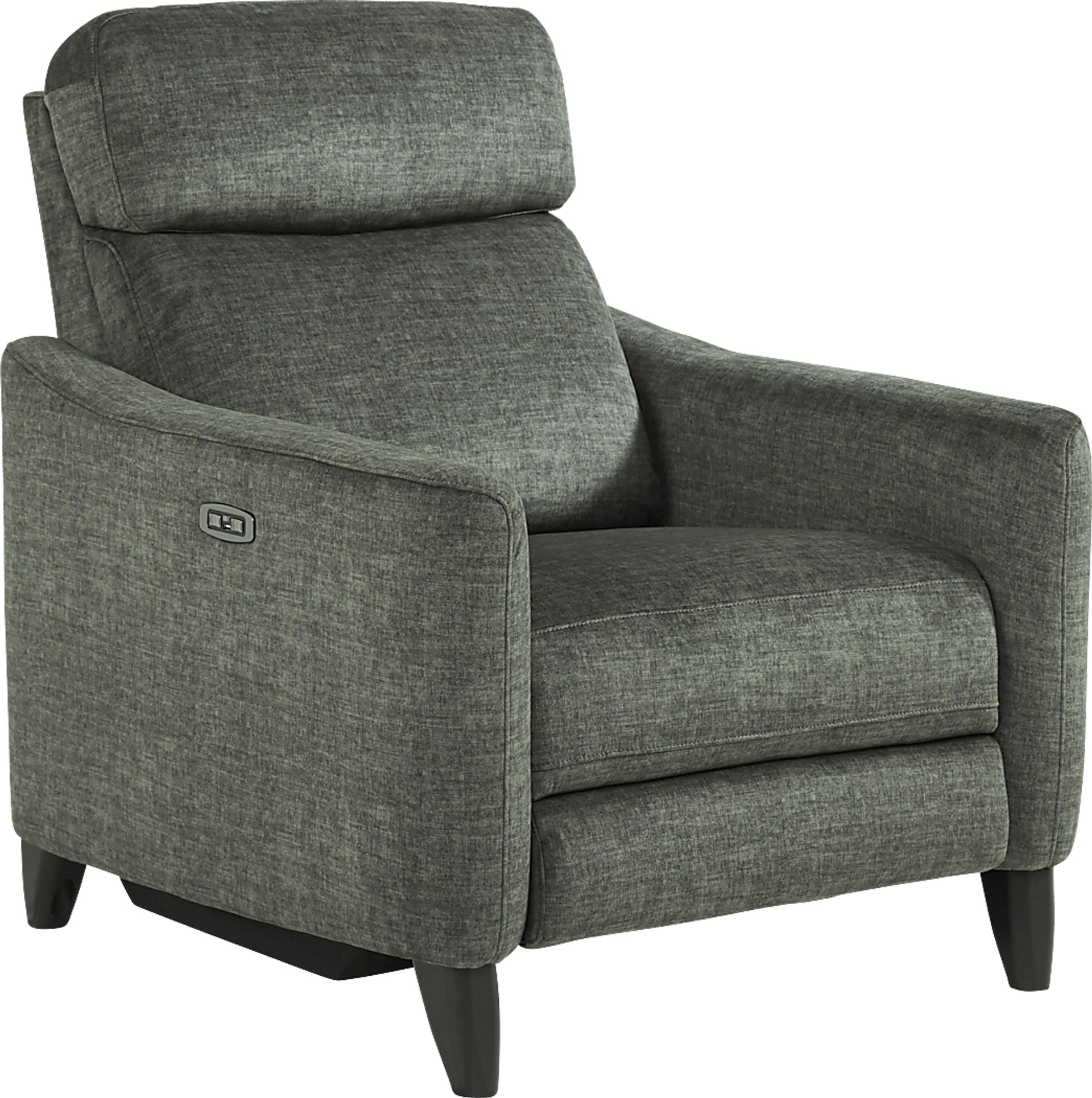 Pierceton Gray Dual Power Recliner - Image 1