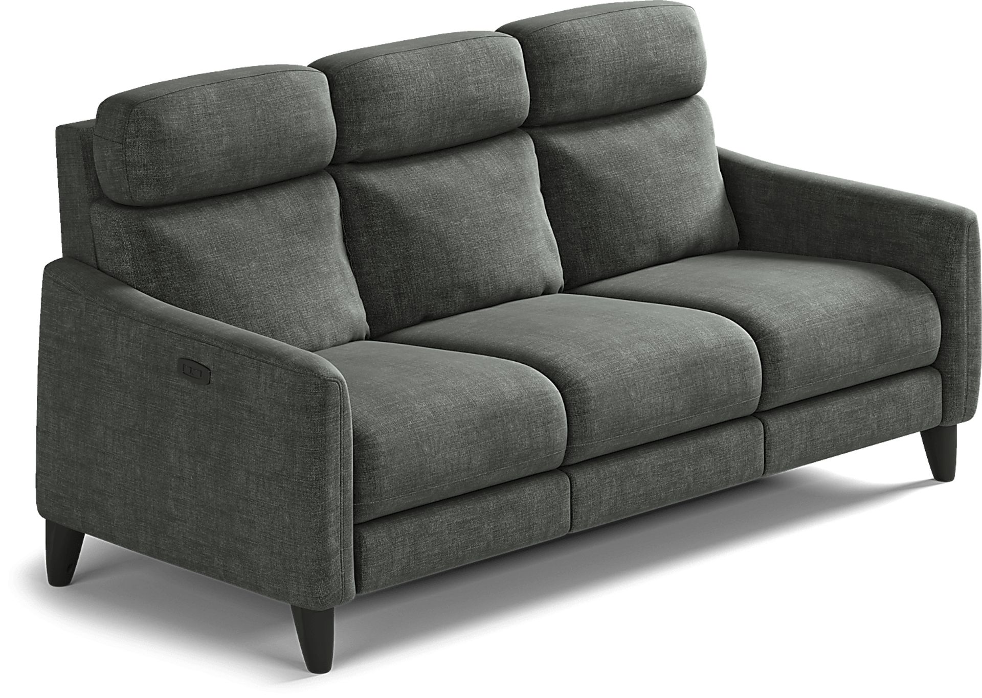 Pierceton Gray Dual Power Reclining Sofa - Image 5