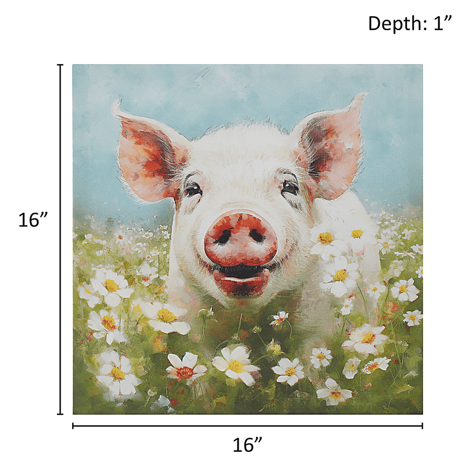 Pig In The Sun Green Wall Decor - Image 8