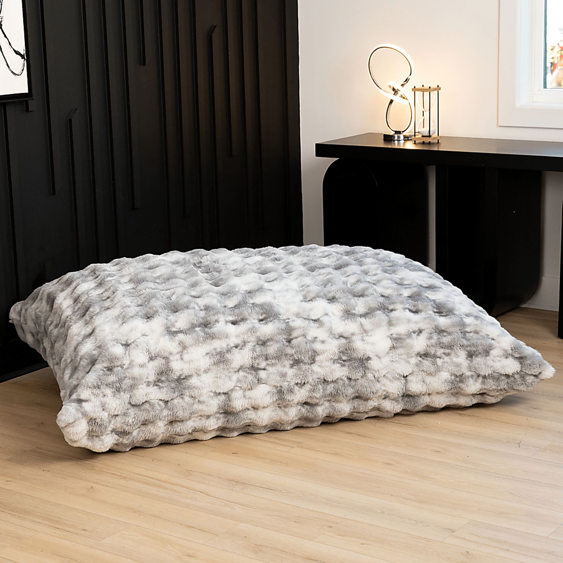 Pillow Saxx Lounge Puff Gray Lounger - Image 2