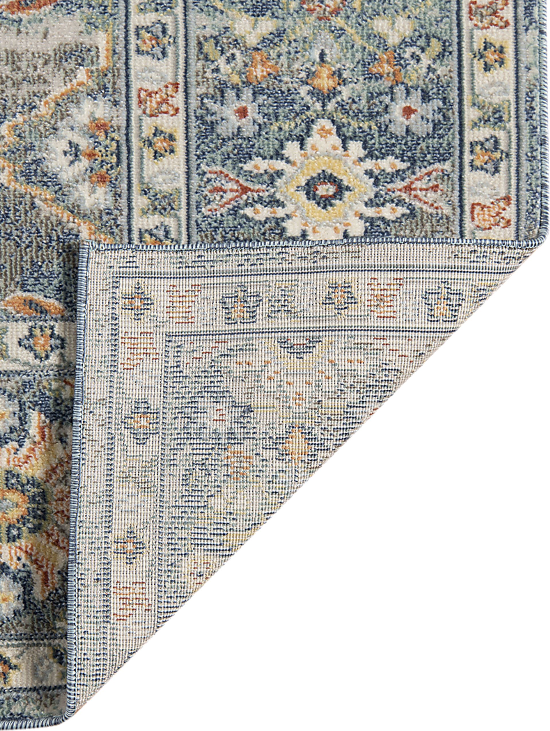 Pilvons Blue 7'9 x 9'9 Indoor/Outdoor Rug - Image 3