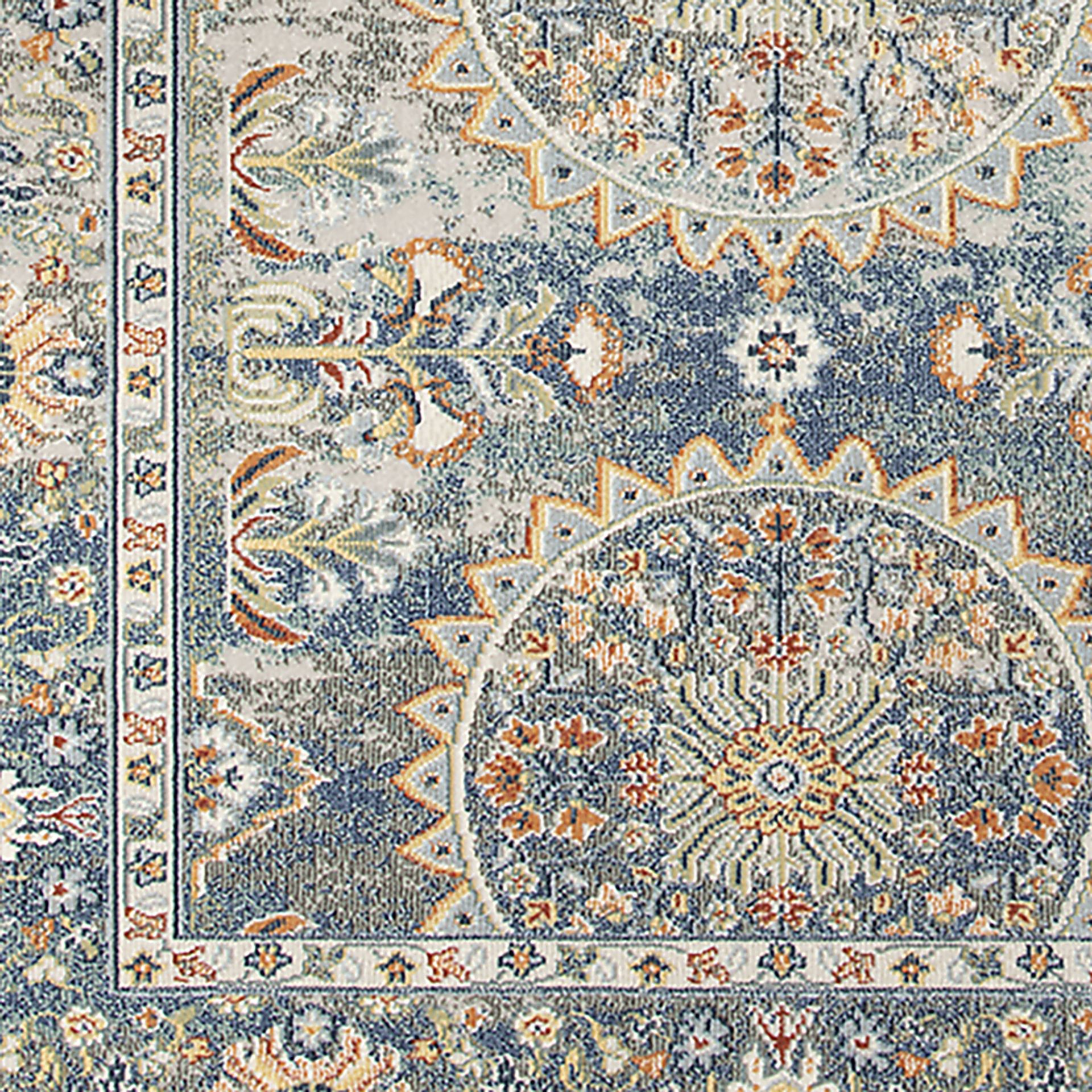 Pilvons Blue 7'9 x 9'9 Indoor/Outdoor Rug - Image 6