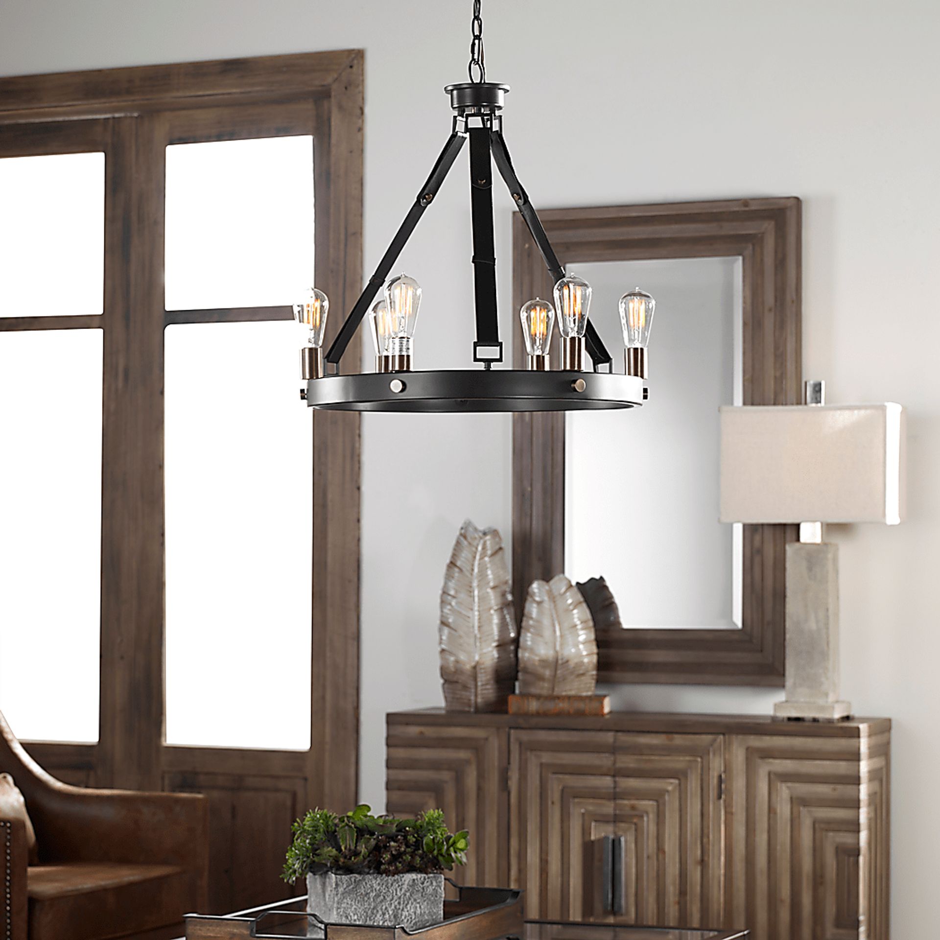 Pima Canyon Bronze Chandelier - Image 2