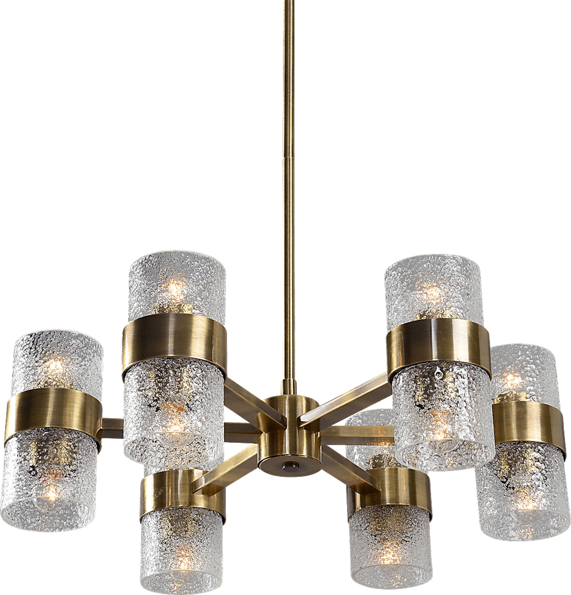 Pima Point Brass Chandelier - Image 2