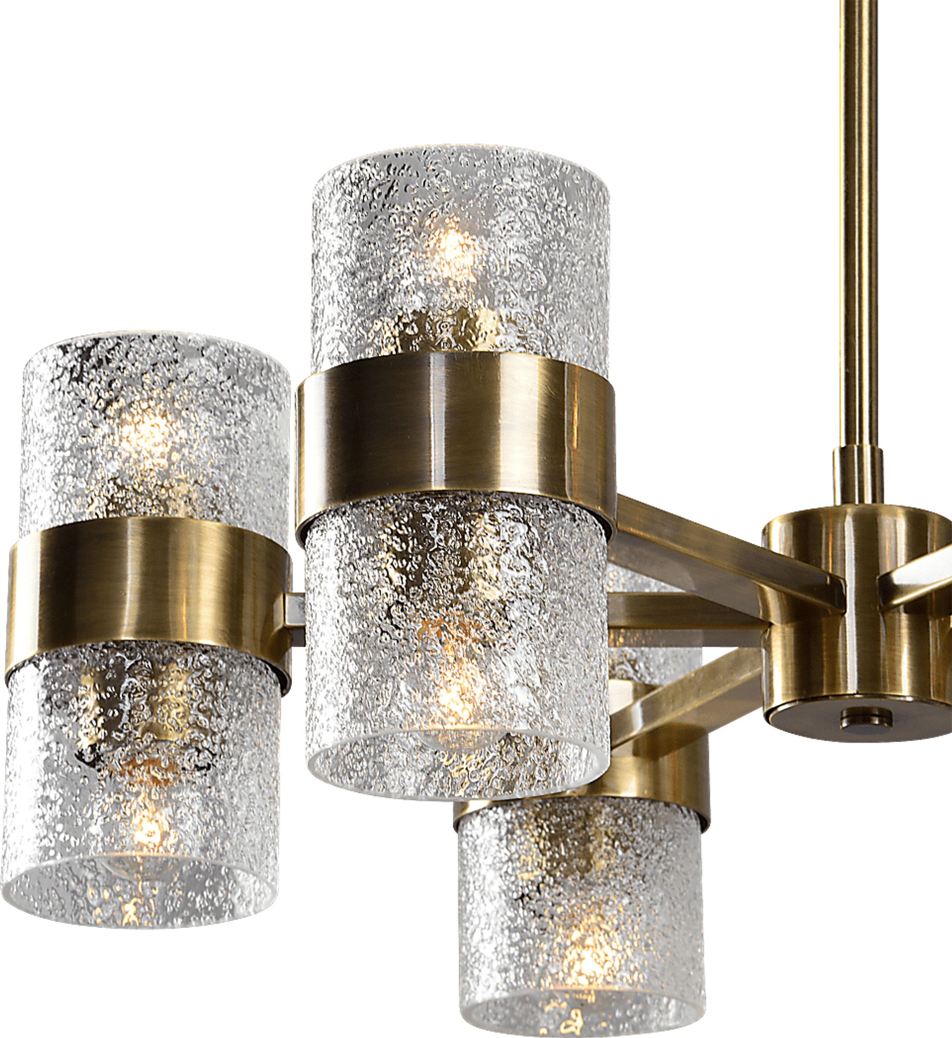 Pima Point Brass Chandelier - Image 3