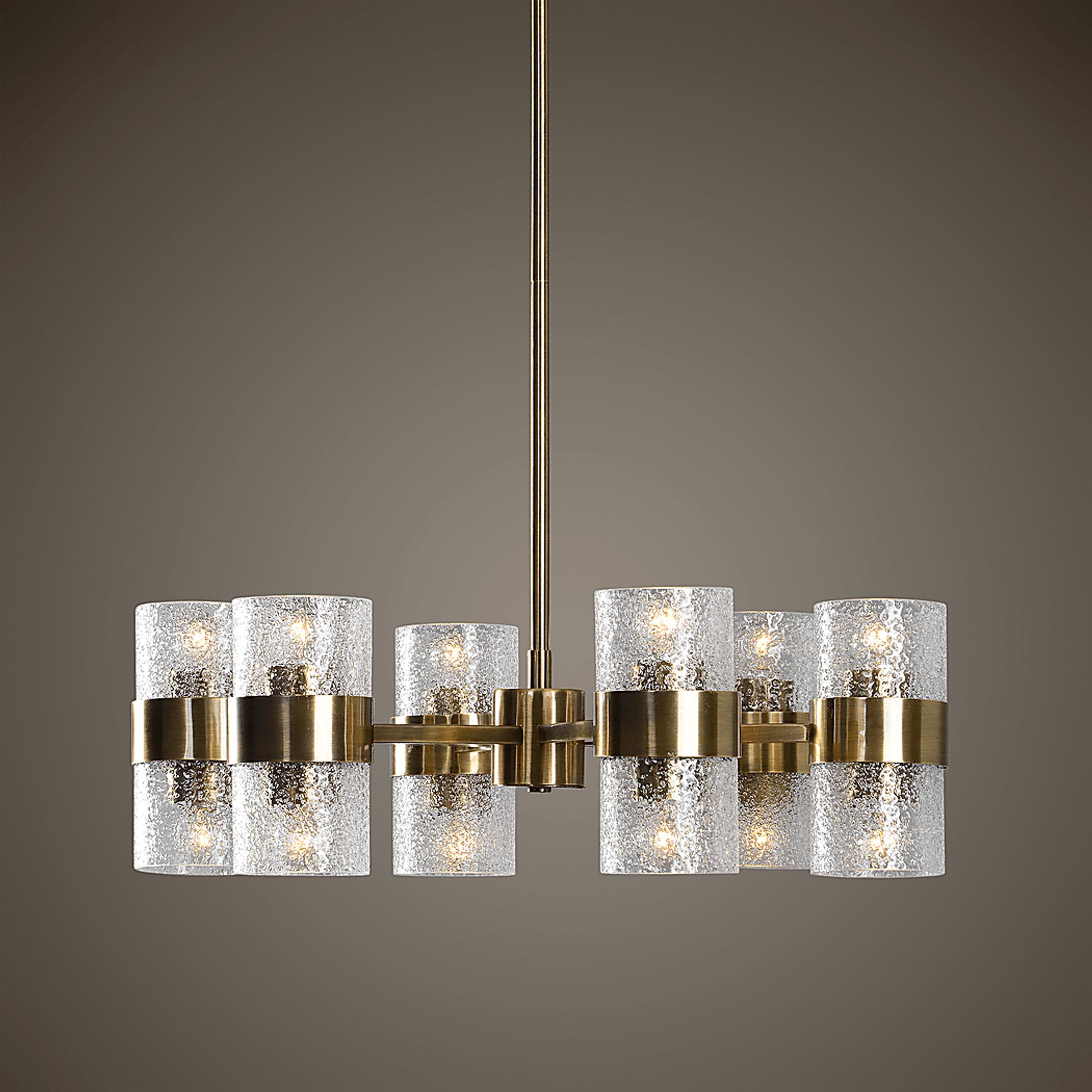 Pima Point Brass Chandelier - Image 6