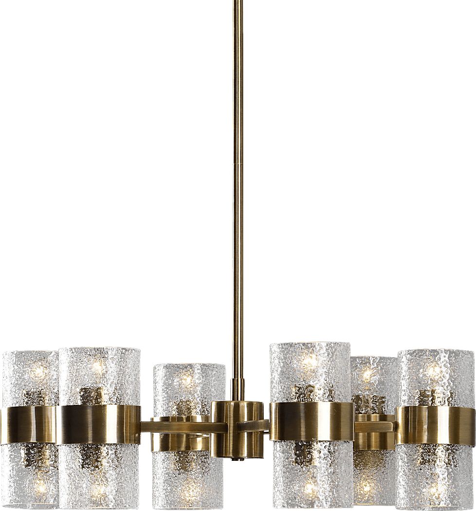 Pima Point Brass Chandelier