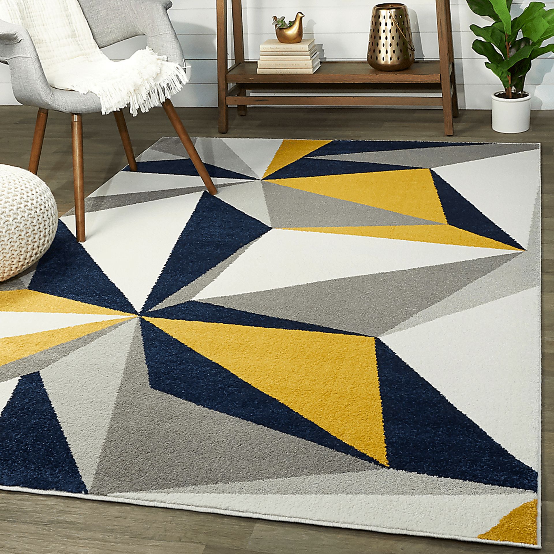 Pinboia Blue/Multi 5'3 x 7' Rug - Image 2
