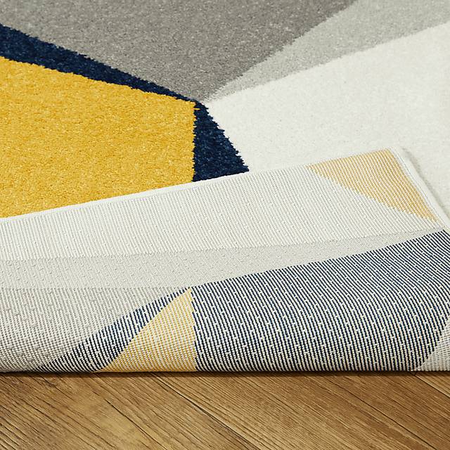 Pinboia Blue/Multi 5'3 x 7' Rug - Thumbnail - Image 4