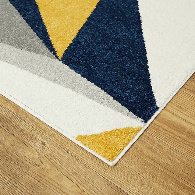 Pinboia Blue/Multi 5'3 x 7' Rug - Thumbnail - Image 5
