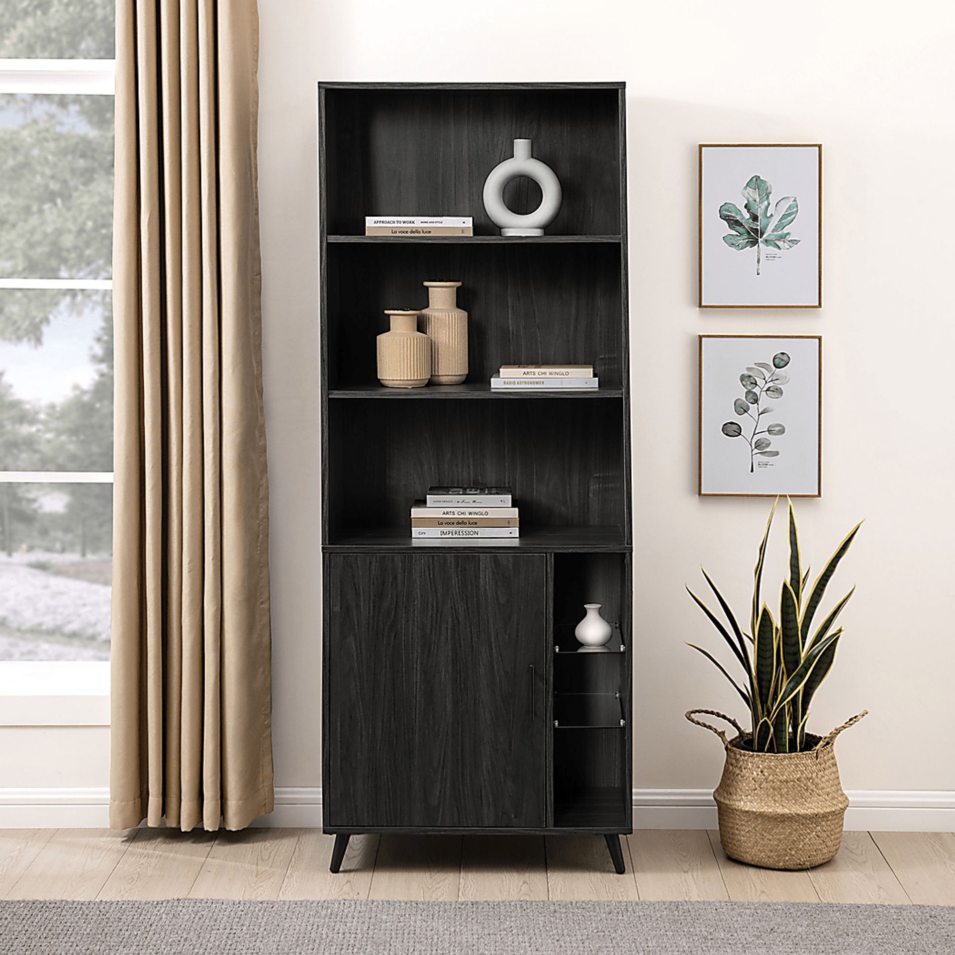 Pincay Gray Bookcase - Image 3
