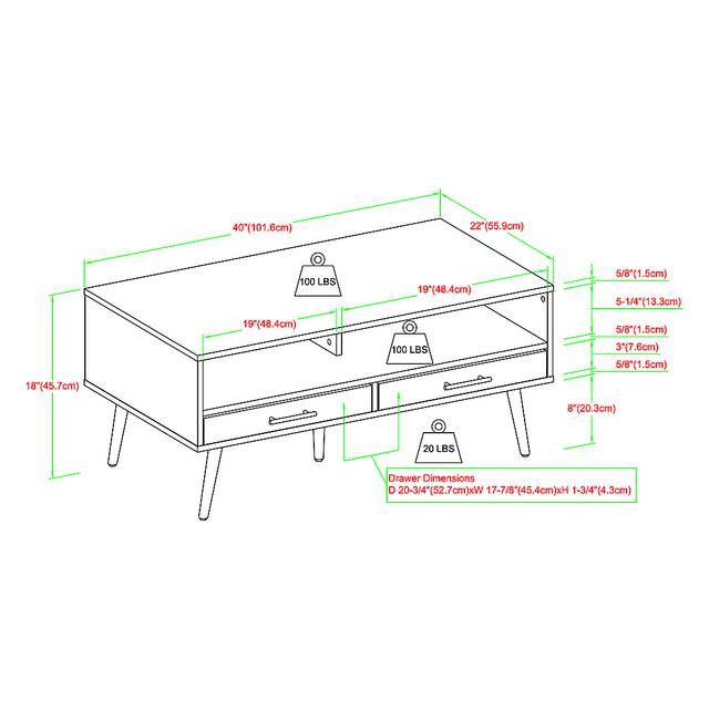 Pincay Walnut Cocktail Table - Thumbnail - Image 6