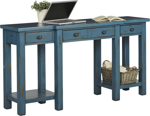 Pine Shores Blue Desk - Thumbnail - Image 1