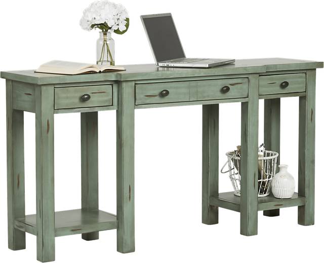 Pine Shores Turquoise Desk - Thumbnail - Image 1