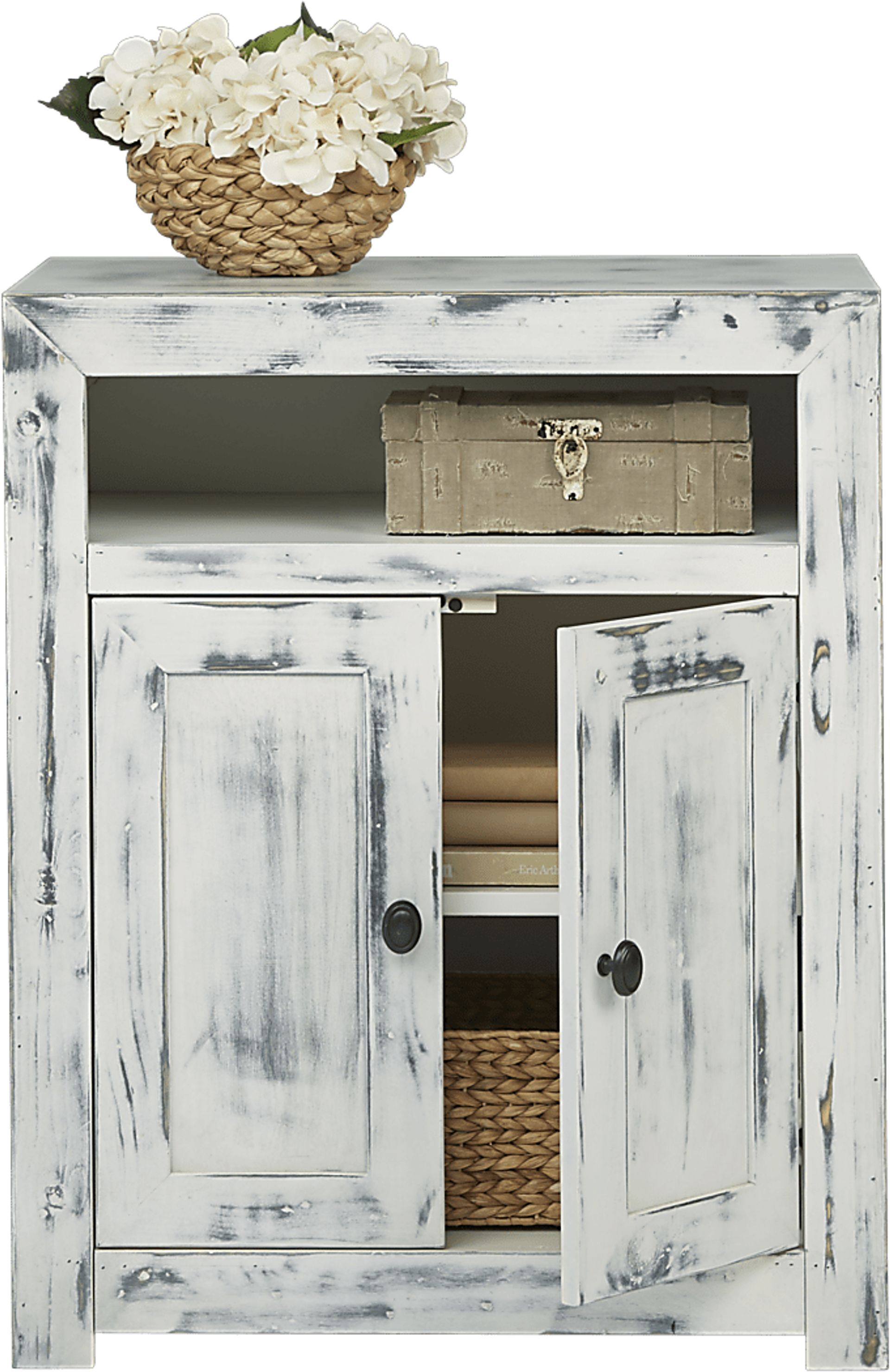 Pine Shores White 28 in. Accent Cabinet - Image 2