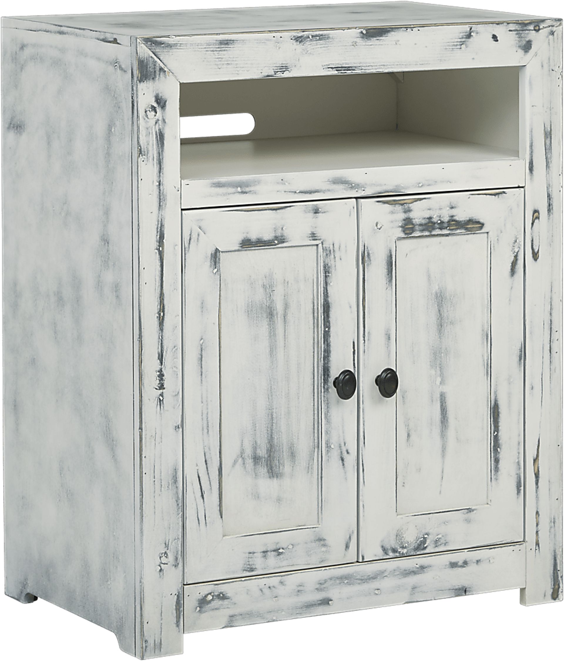 Pine Shores White 28 in. Accent Cabinet - Image 1