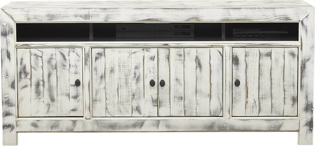 Pine Shores White 66 in. Console - Thumbnail - Image 2