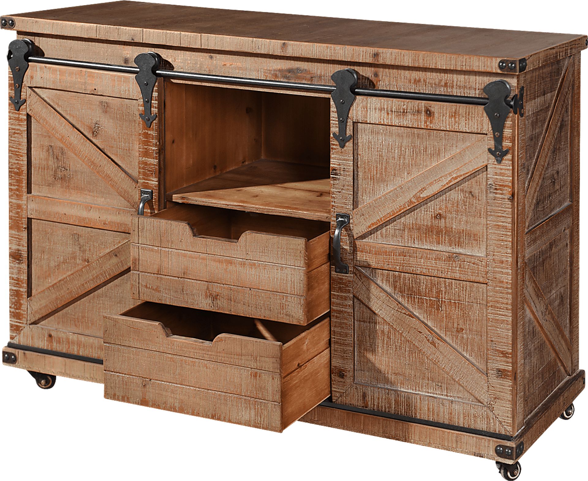 Pinebranch Brown Accent Cabinet - Image 2