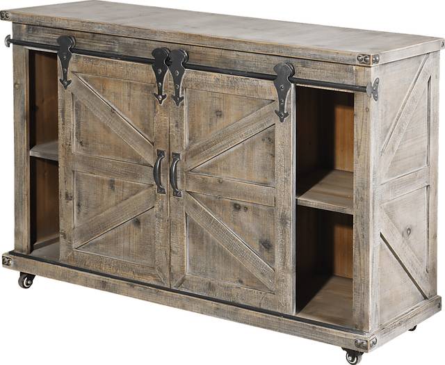 Pinebranch Gray Accent Cabinet - Thumbnail - Image 1