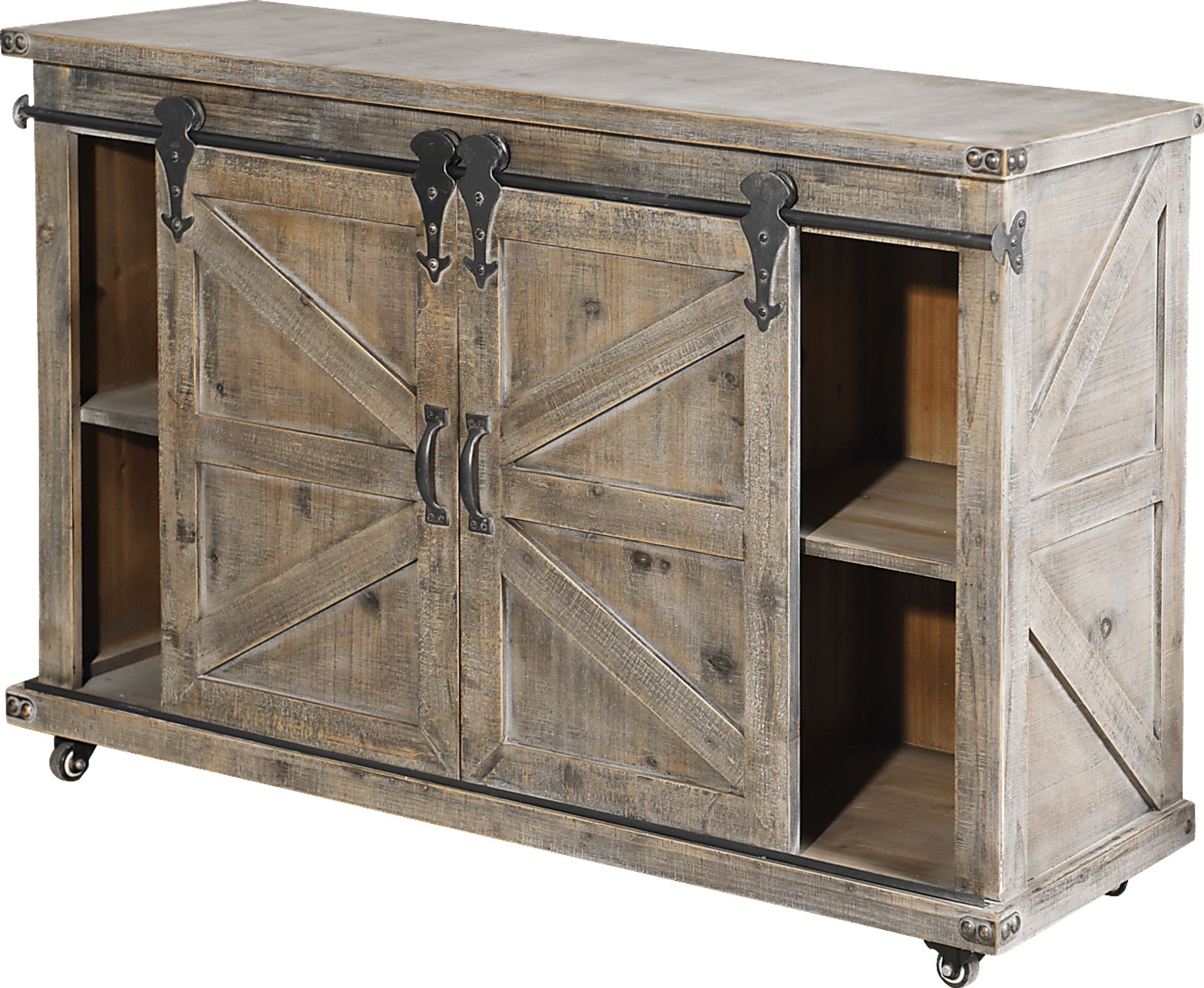 Pinebranch Gray Accent Cabinet - Image 1