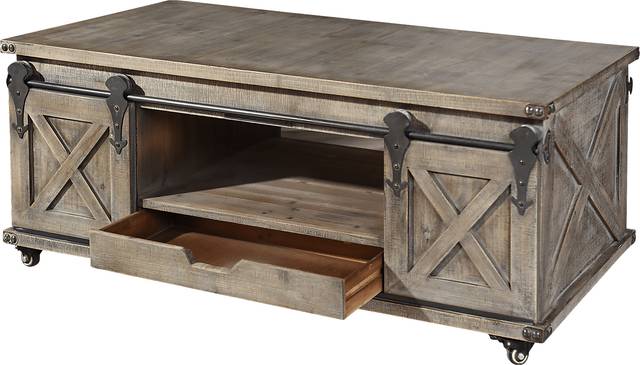 Pinebranch Gray Cocktail Table - Thumbnail - Image 2