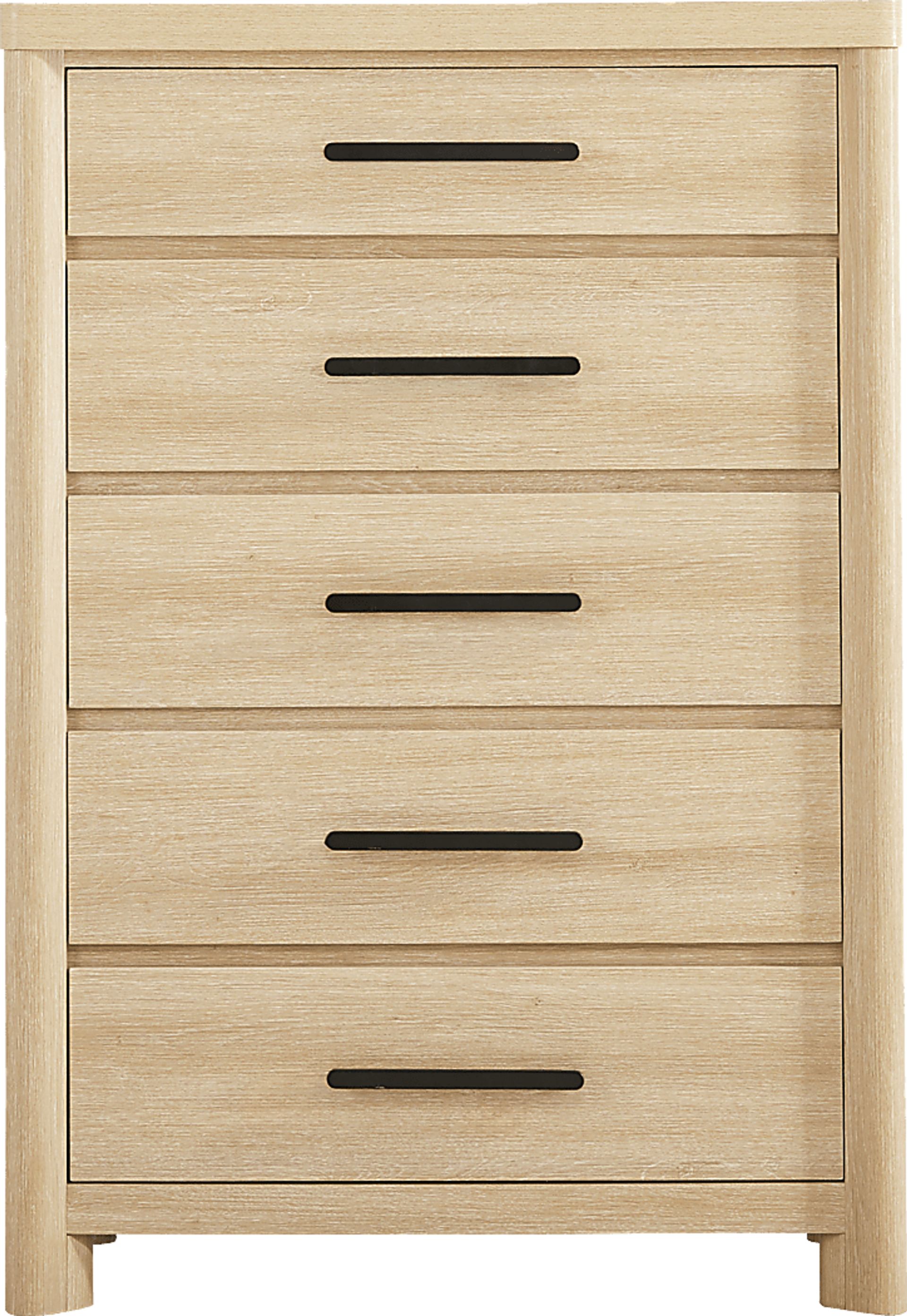 Pinebrook Natural 5 Pc Queen Panel Bedroom - Image 5