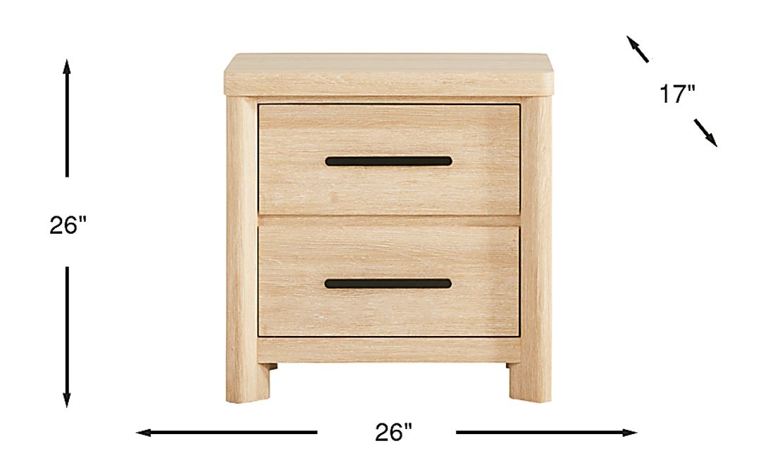 Pinebrook Natural Nightstand