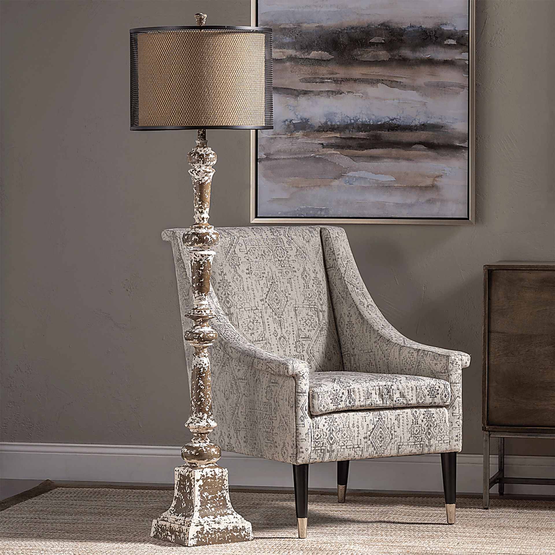 Pinebrook Road Brown Floor Lamp - Image 2