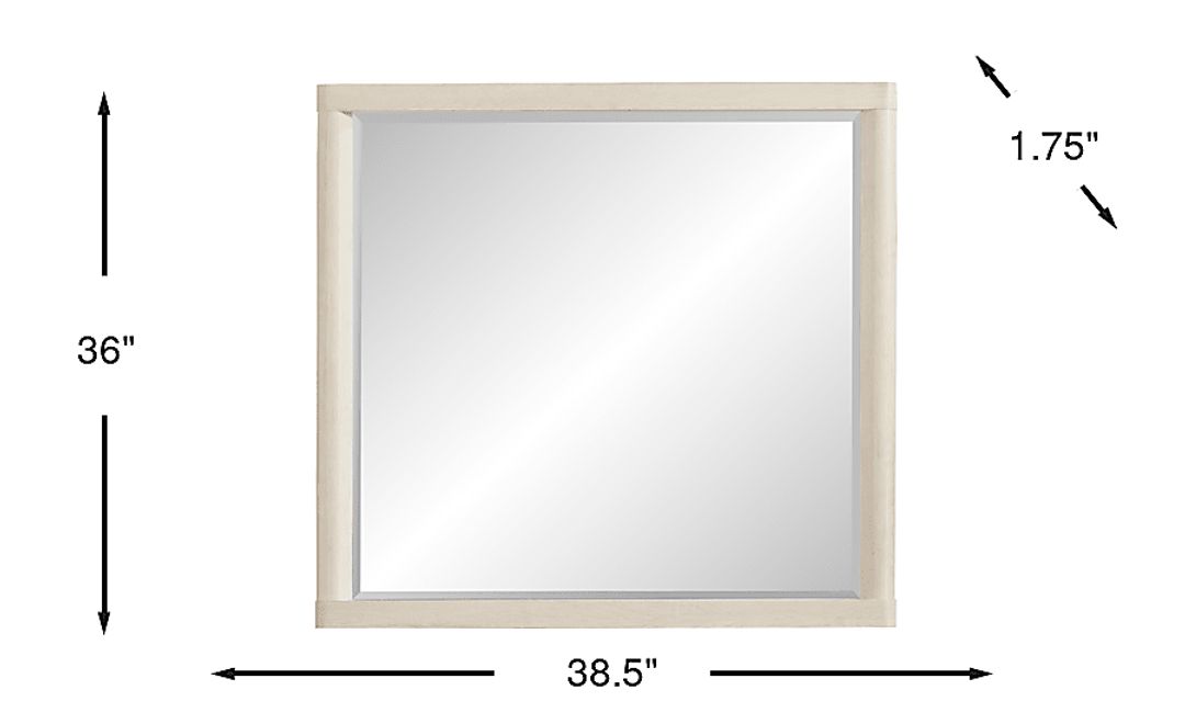 Pinebrook White Mirror