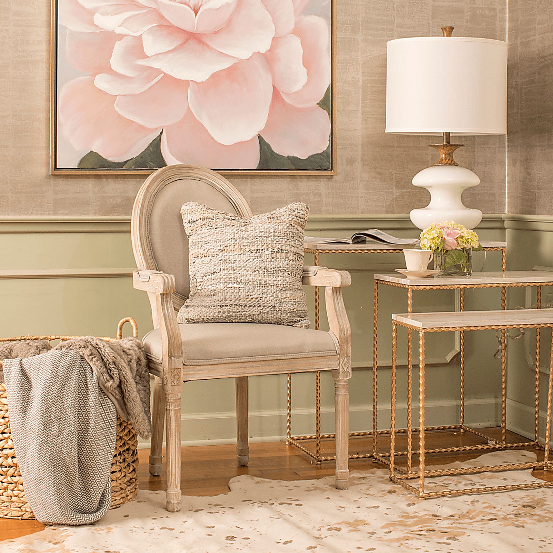 Pineclave White Nesting Tables, Set of 3 - Image 3