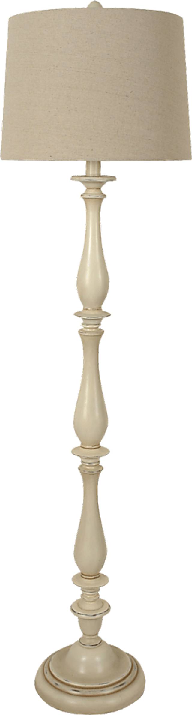Pinecrest Cove White Floor Lamp - Thumbnail - Image 1
