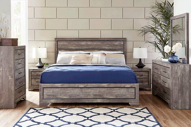 Pinedale Lodge Brown 3 Pc King Bed - Thumbnail - Image 2