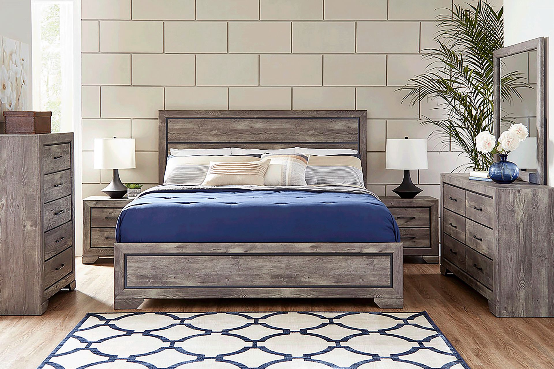 Pinedale Lodge Brown 3 Pc King Bed - Image 2