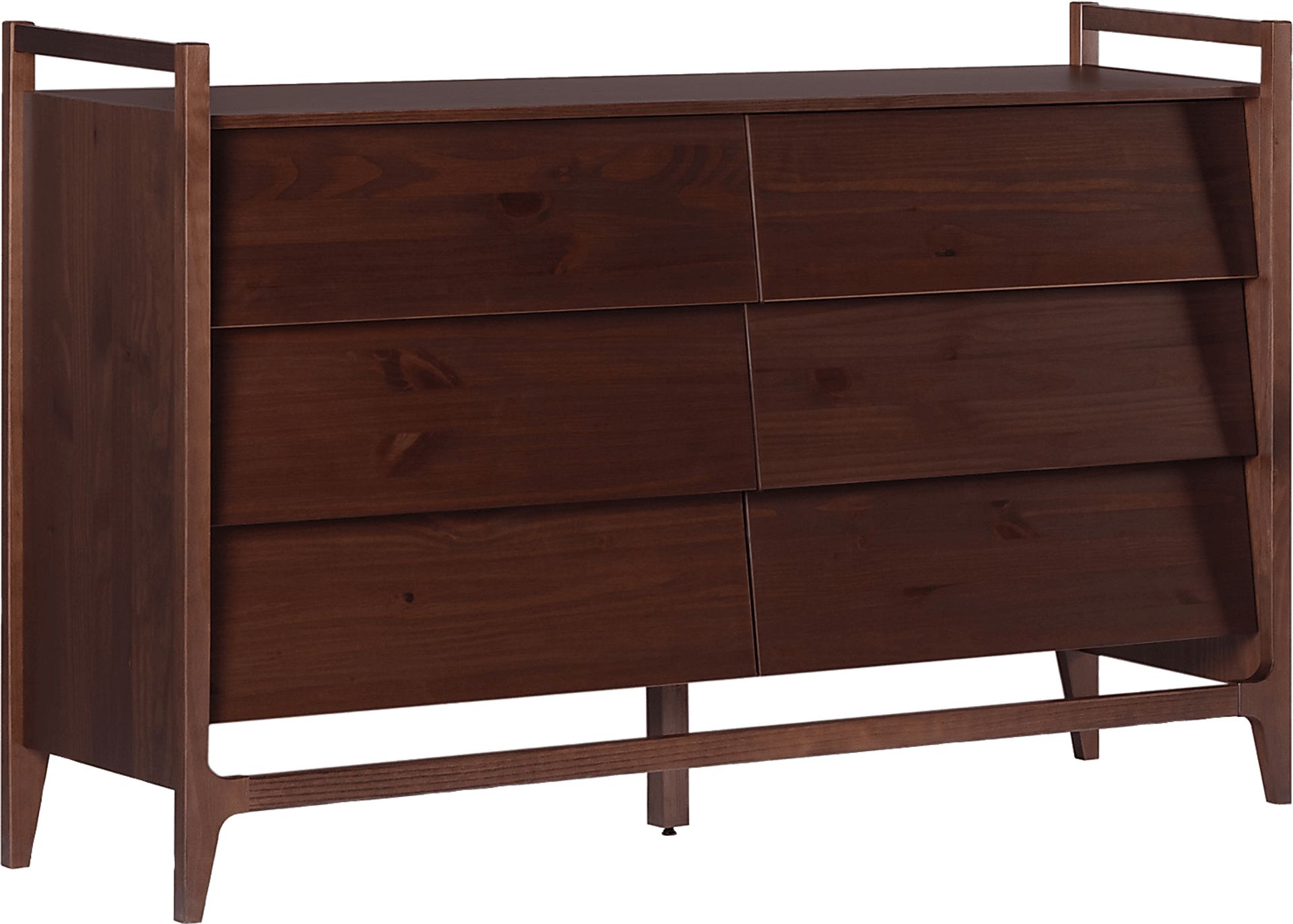 Pineholde Walnut Dresser - Image 7