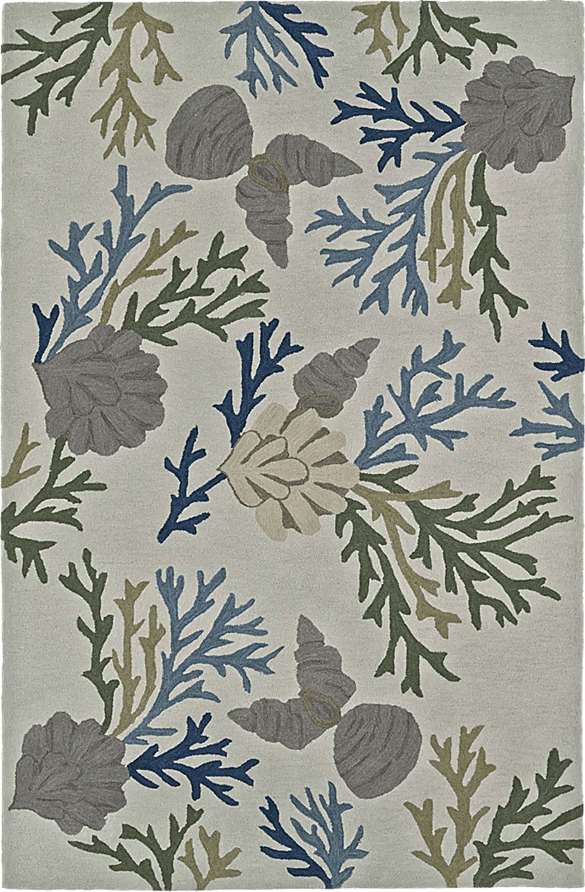 Pinella Ivory 5' x 7'6 Rug - Image 1