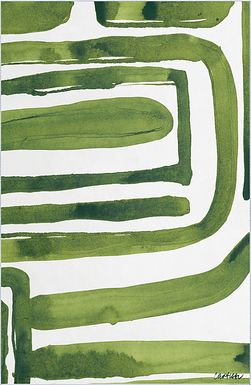 Pinerest Green 5' x 7'7 Rug