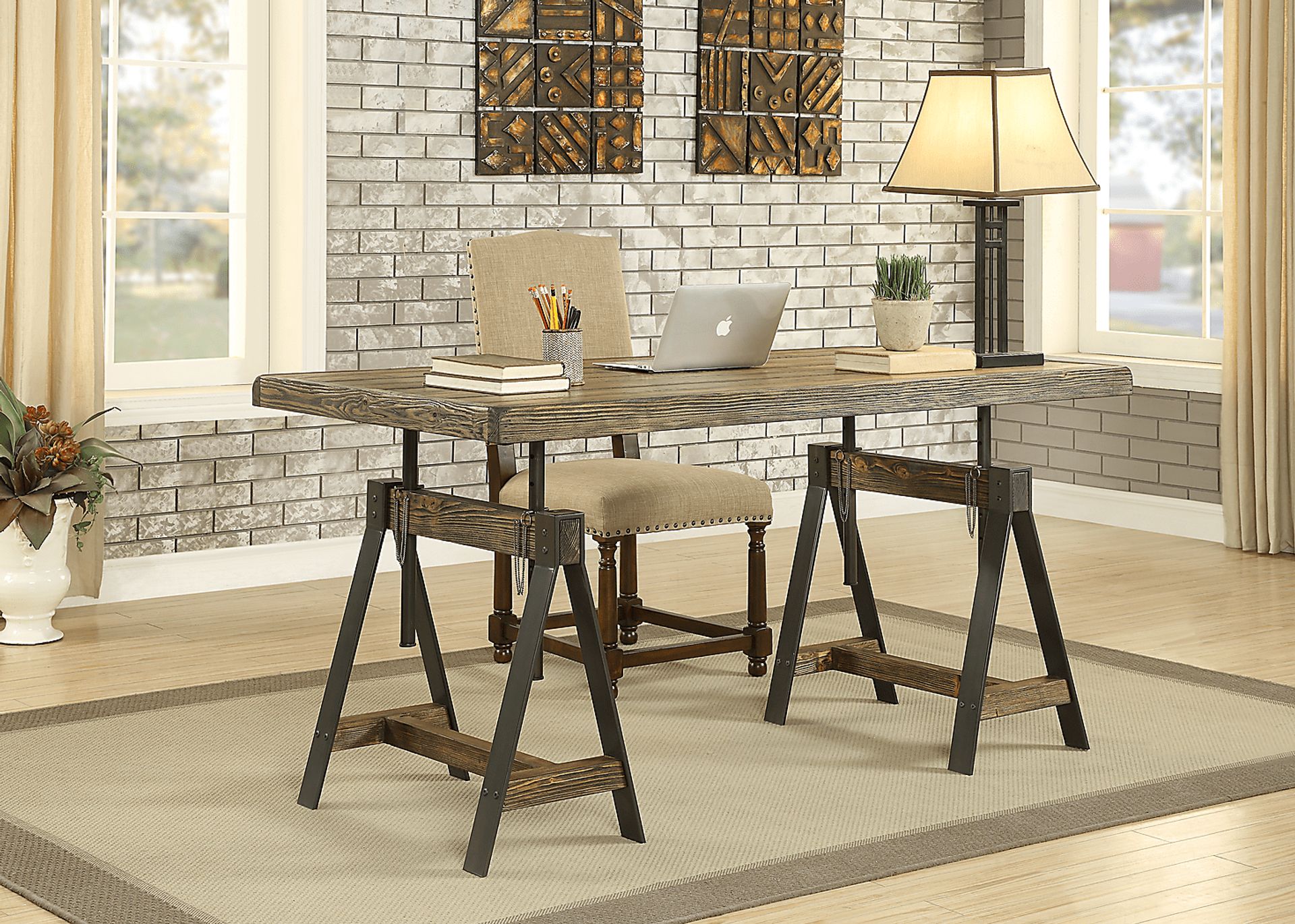 Pinesdale Brown Desk - Image 3