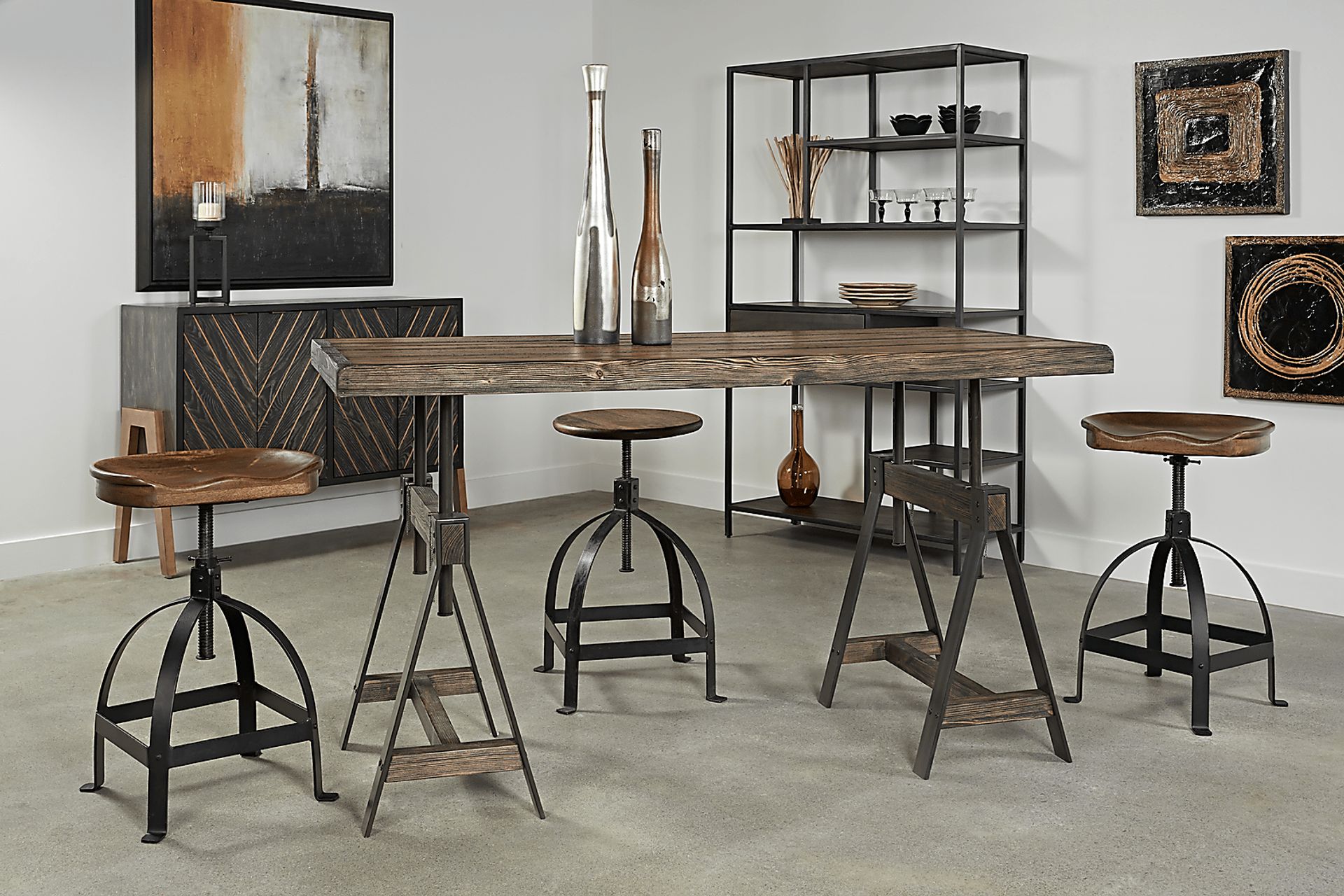 Pinesdale Brown Desk - Image 4