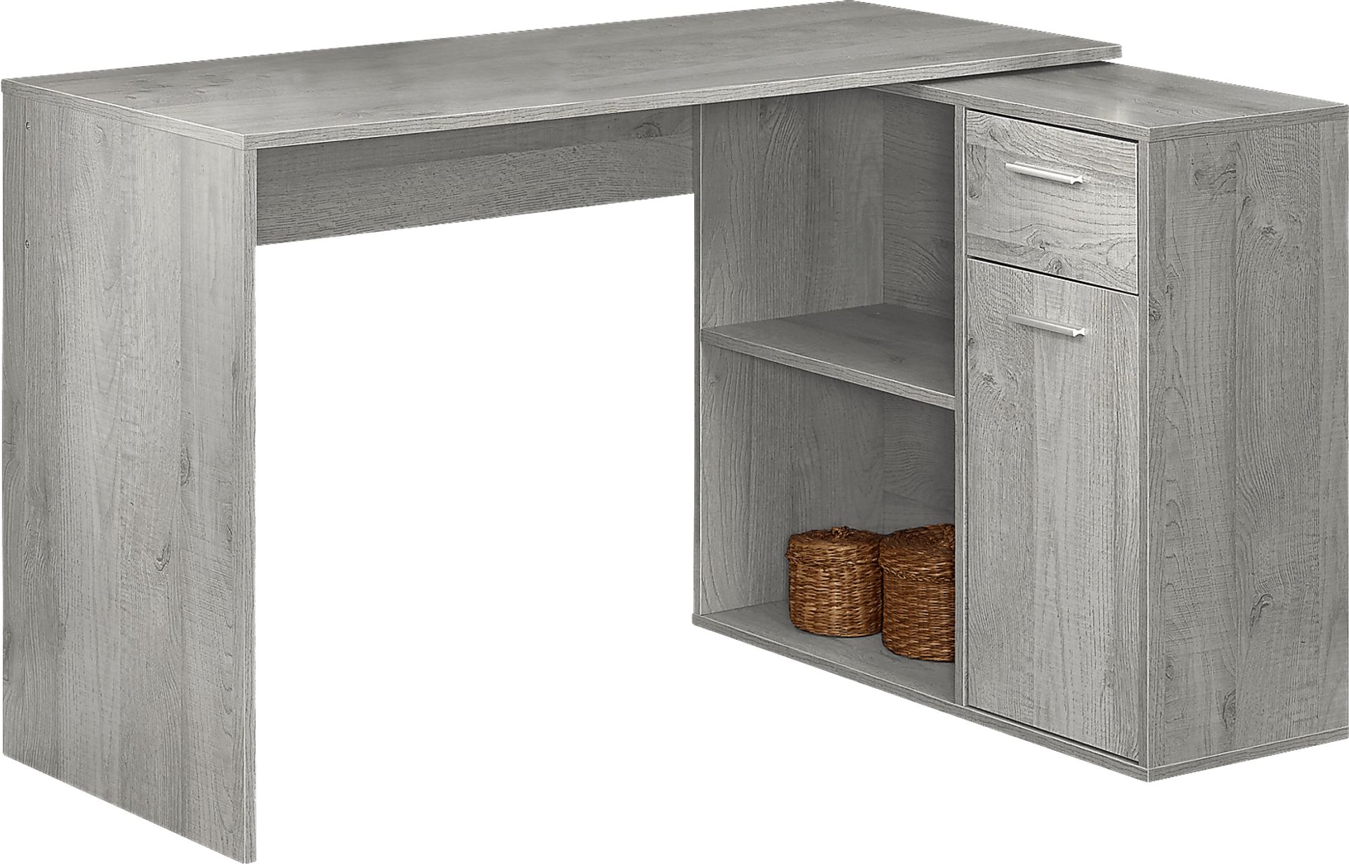 Pinestone Gray Desk - Image 1
