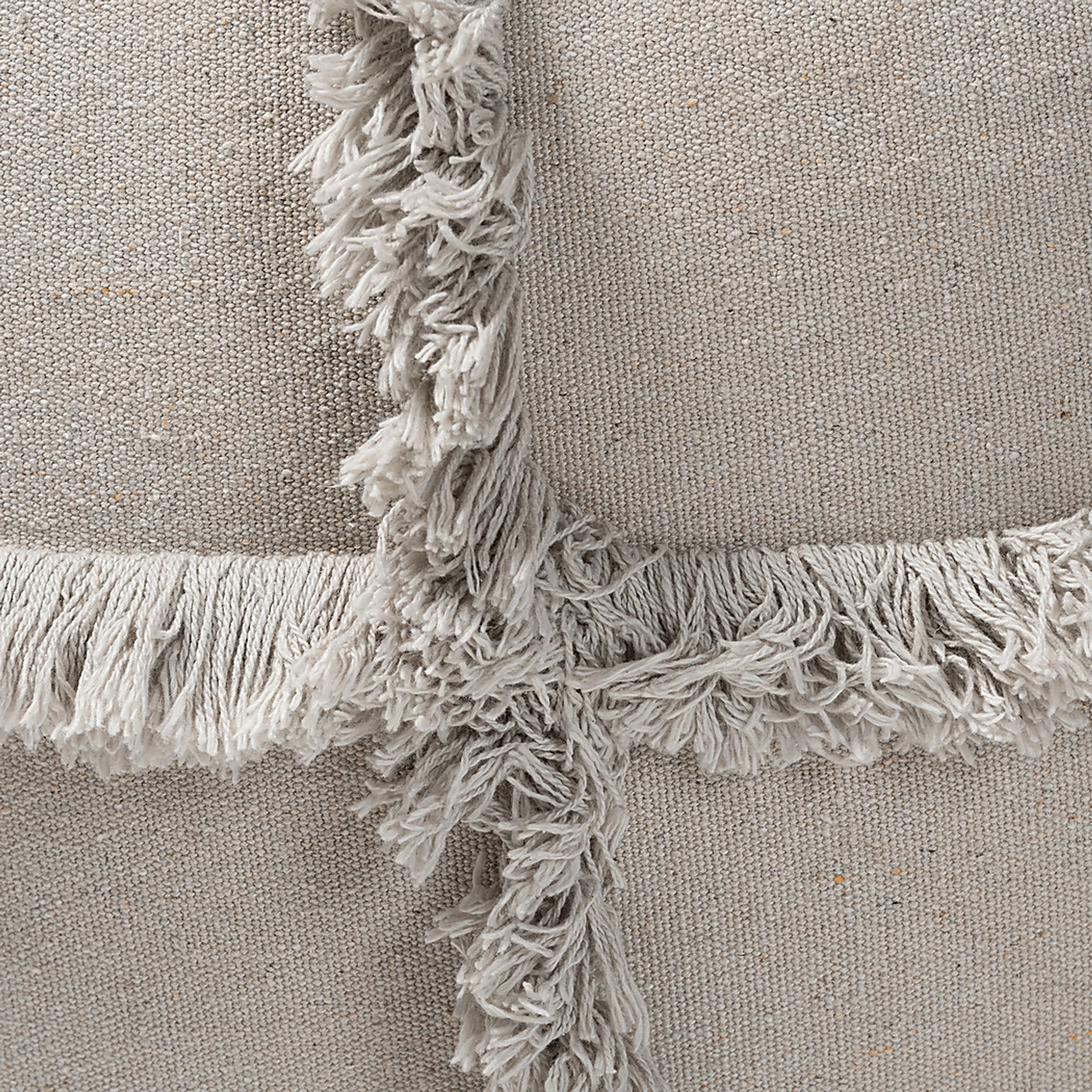 Pineview Court Gray Pouf - Image 3