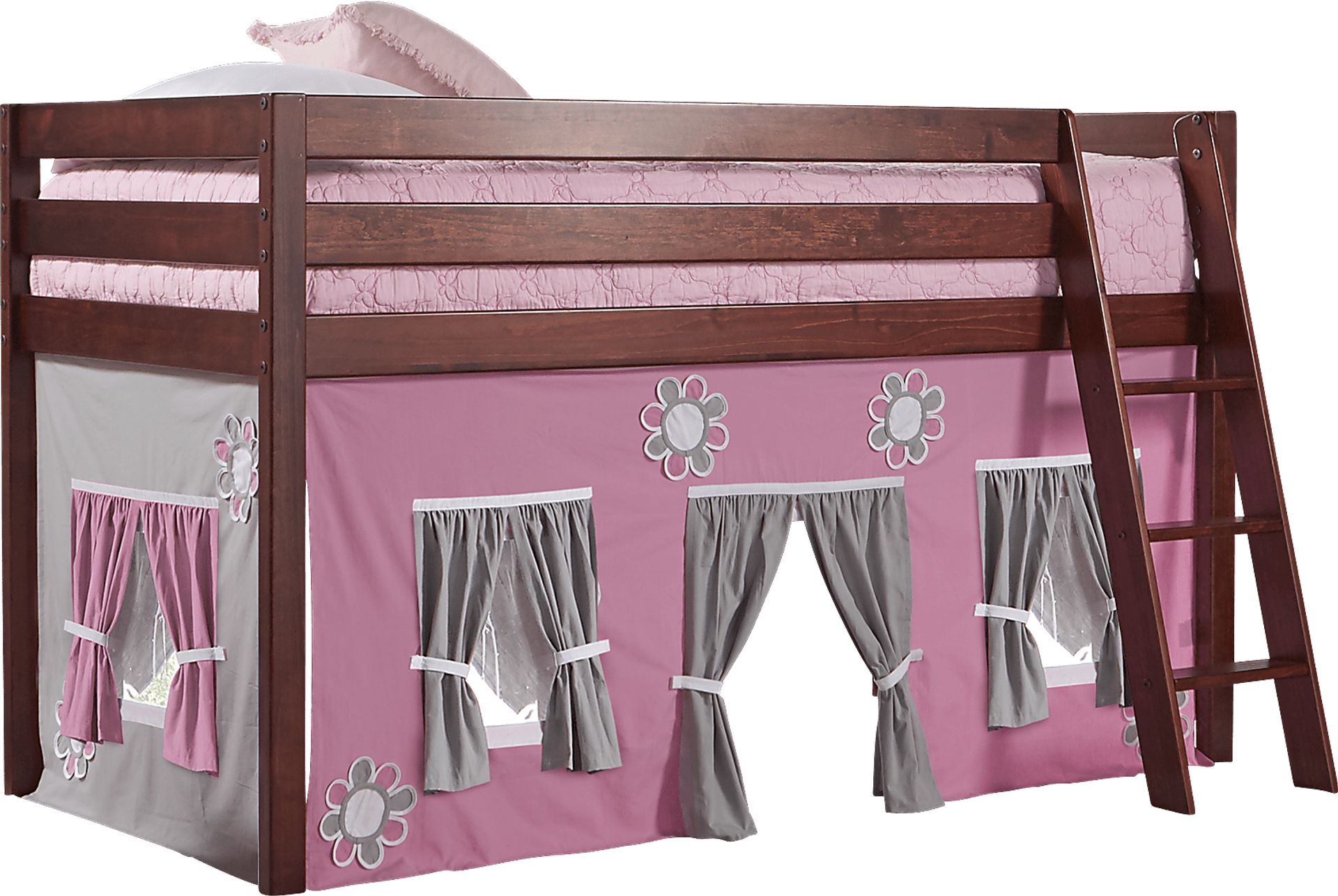 Pink Cottage Cherry Jr. Tent Loft Bed - Image 1