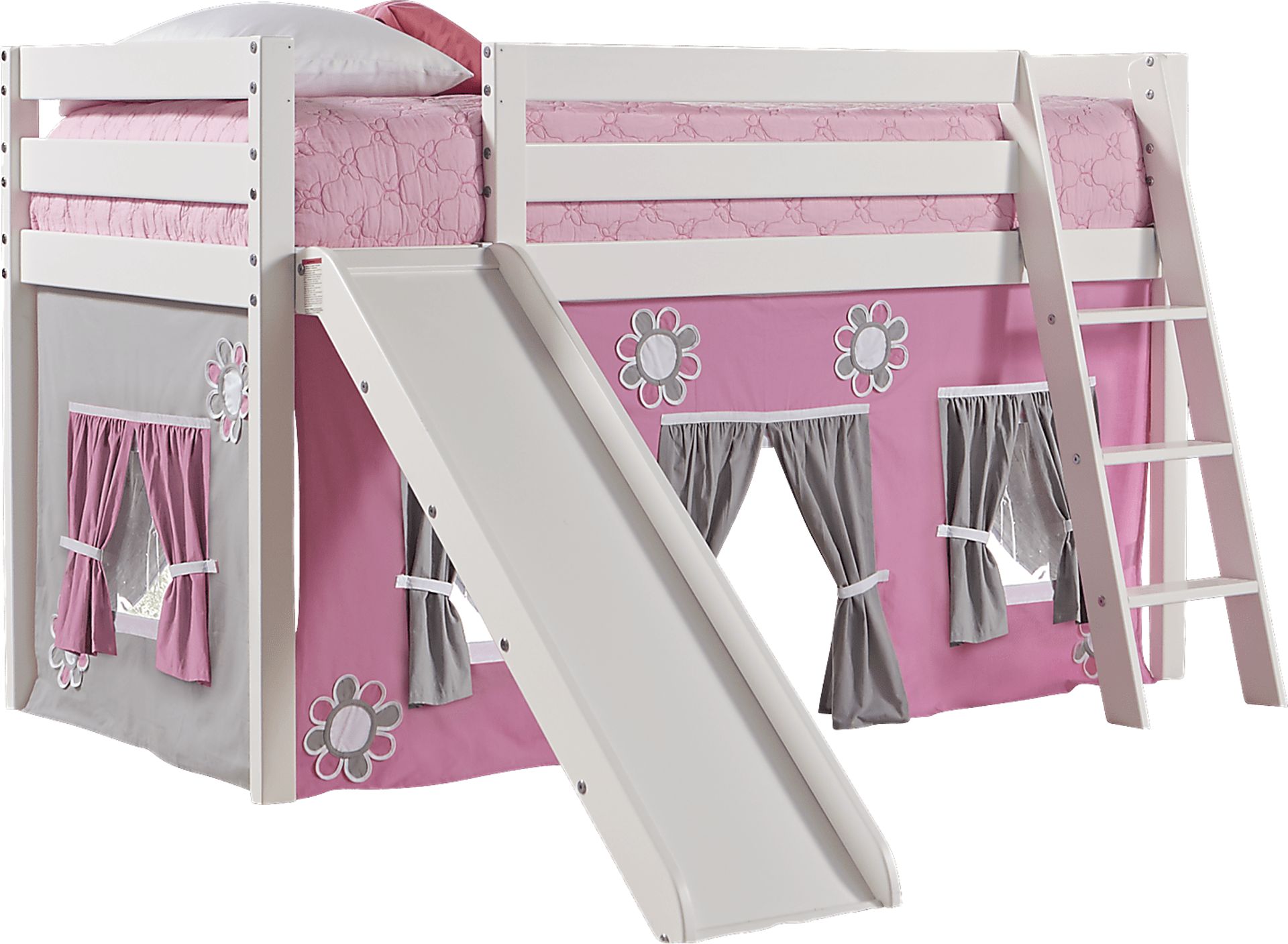 Rooms to go loft bed with slide top