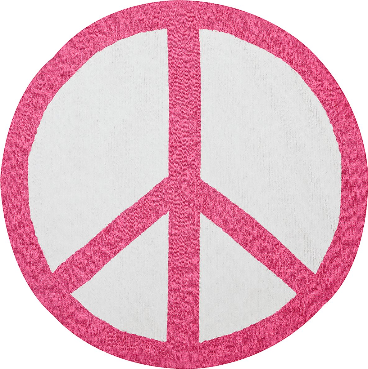 Pink Peace Sign Rug Rooms To Go