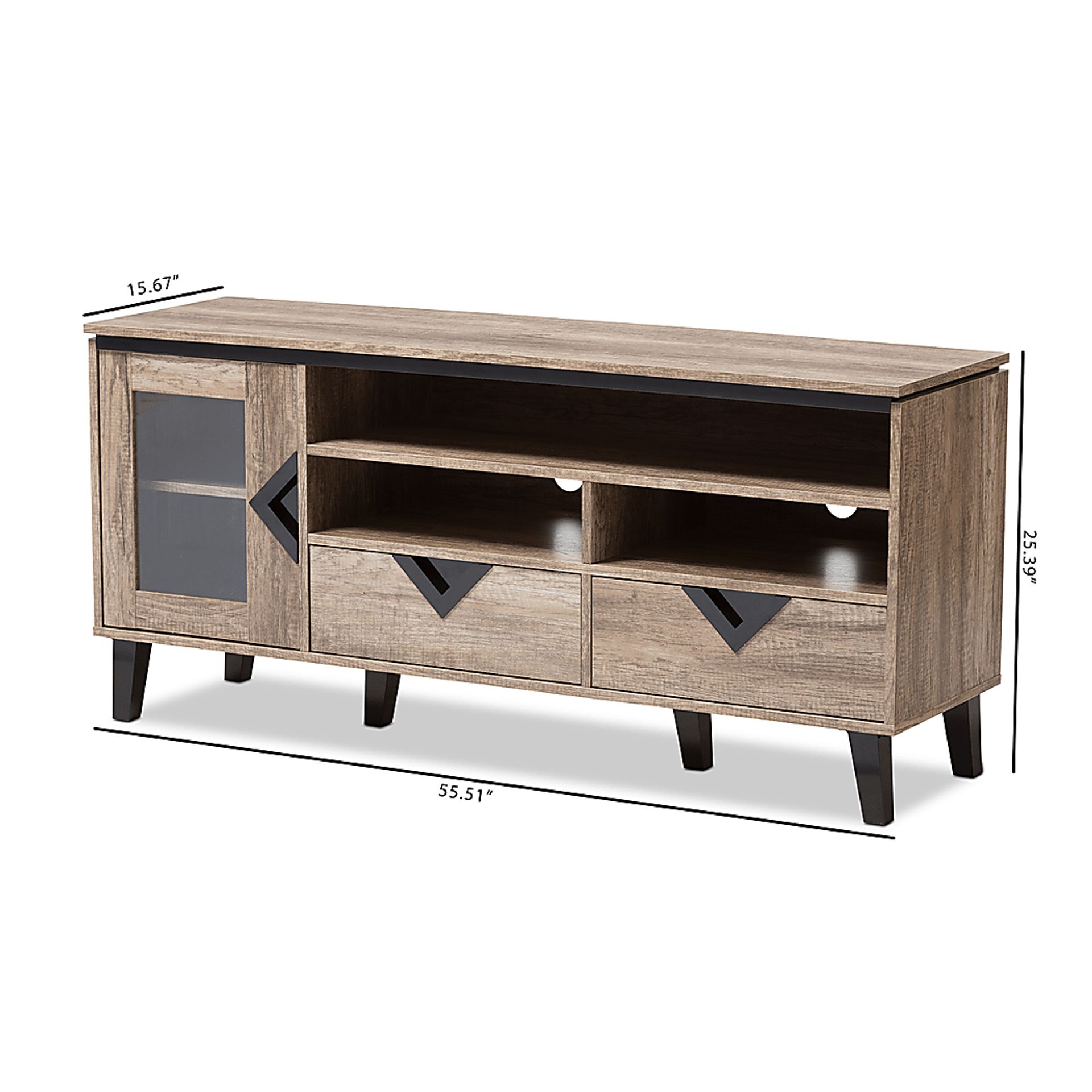 Pinkshade Light Brown 56 in. Console - Image 7