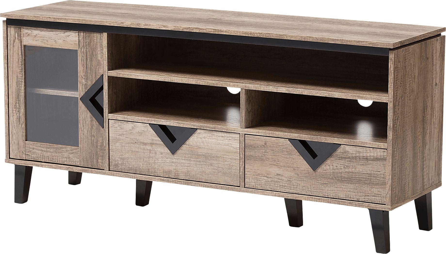 Pinkshade Light Brown 56 in. Console