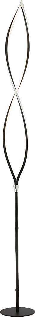 Pinnacle Point Black Floor Lamp