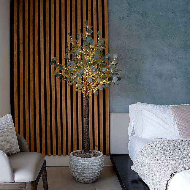 Piowar II Green Silk Tree with Lights - Thumbnail - Image 2