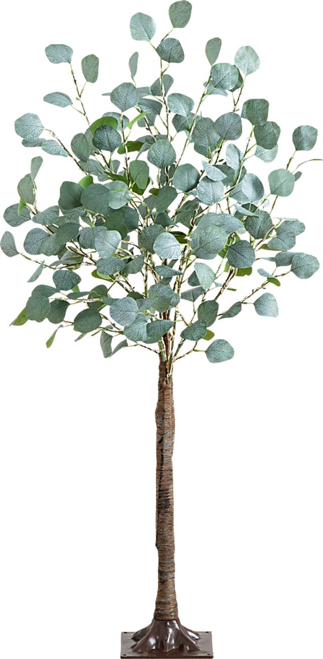 Piowar III Green Silk Tree with Lights - Thumbnail - Image 1
