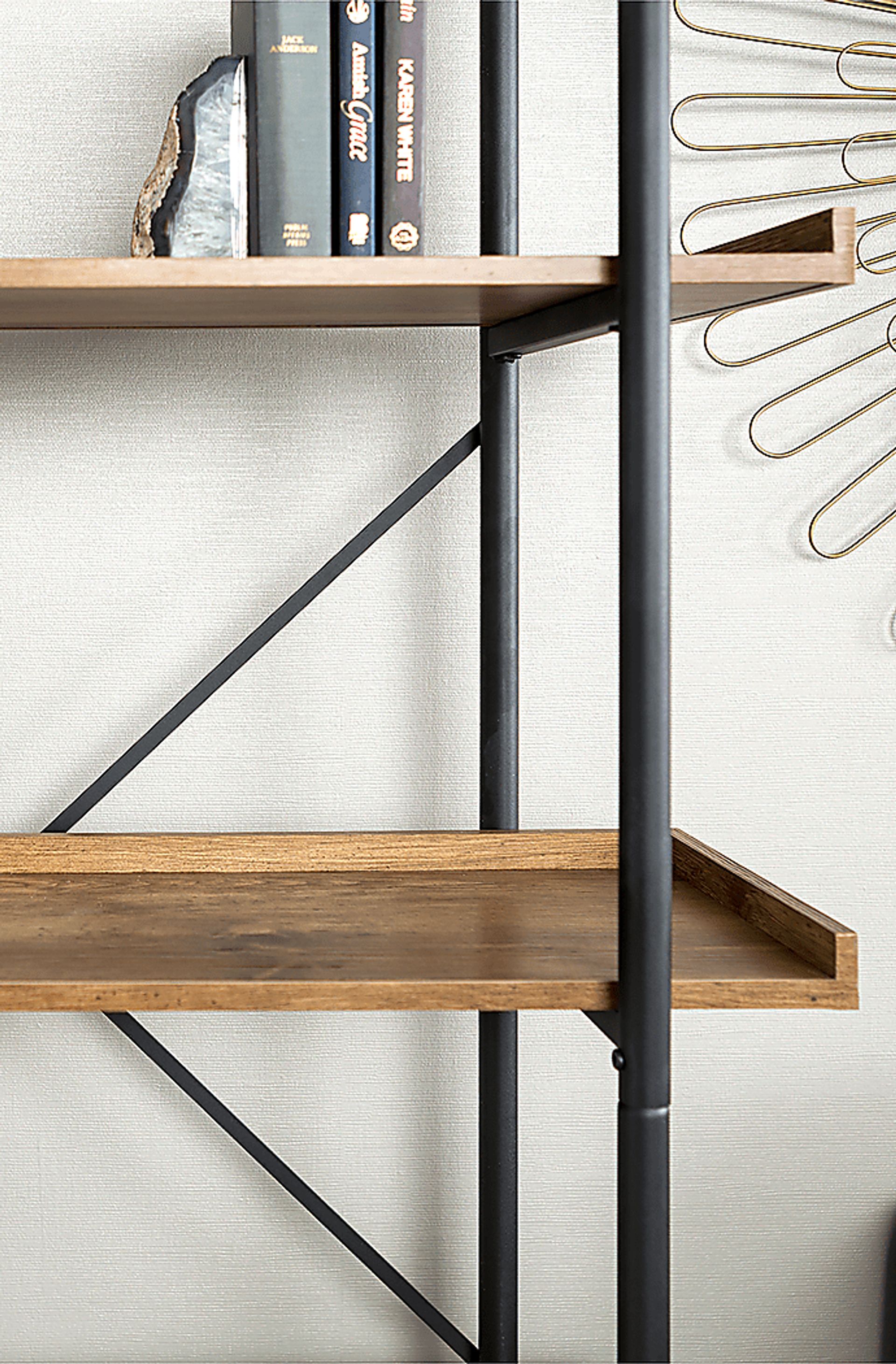 Piper Brown Bookcase - Image 3