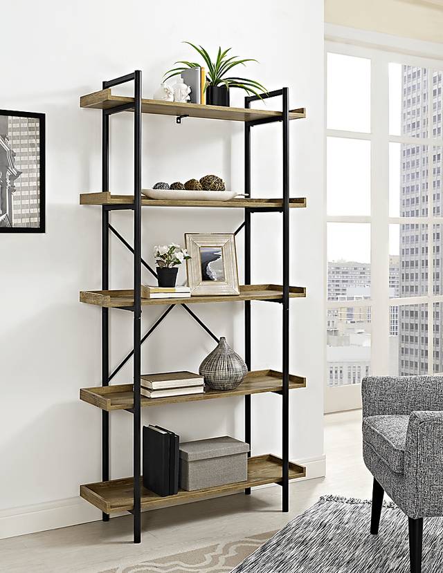 Piper Brown Bookcase - Thumbnail - Image 4